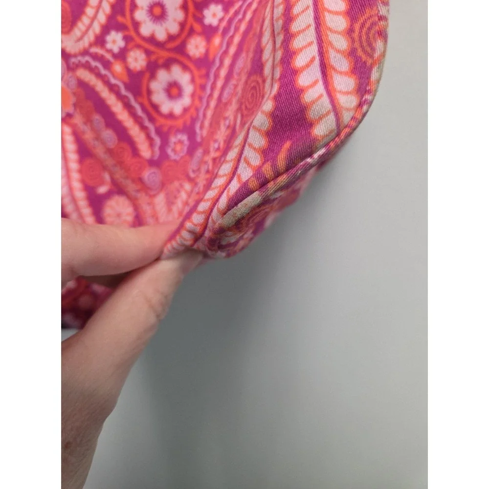 Kalencom Amy Butler Fabric Hobo Shoulder Bag Purse Pink‎ FloralHTF